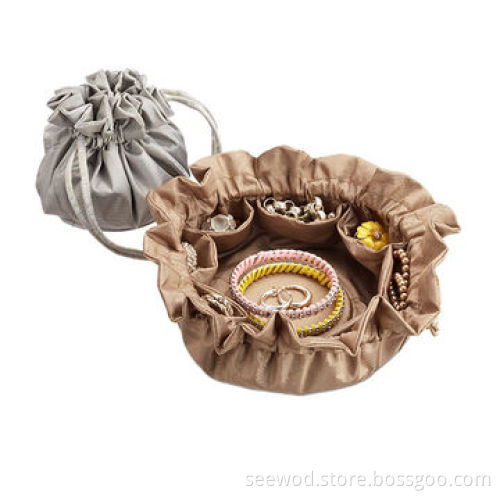 Drawstring Travel Jewelry Pouch